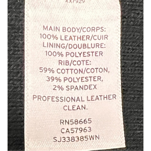 Sejour Waterfall Front Leather Jacket 1X - Picture 8 of 12